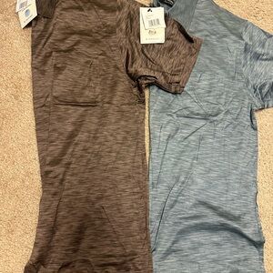 Men's Joseph & Lyman Blue and Brown Italian made Shirts